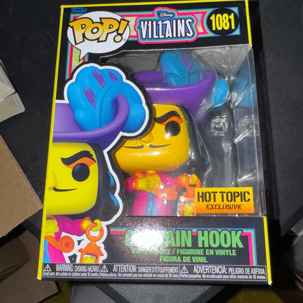 Funko Pop Disney Villains Captain Hook Exclusive